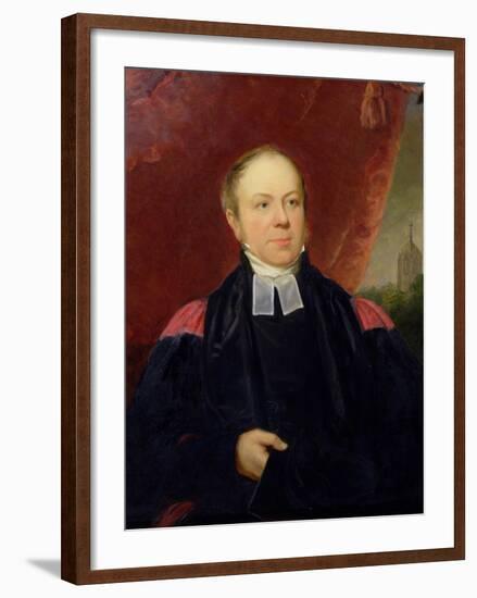 Portrait of William Buckland (1784-1856) Professor of Mineralogy at Oxford University and Dean of…-Samuel Howell-Framed Giclee Print