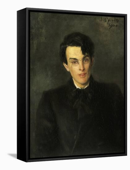 Portrait of William Butler Yeats-null-Framed Stretched Canvas