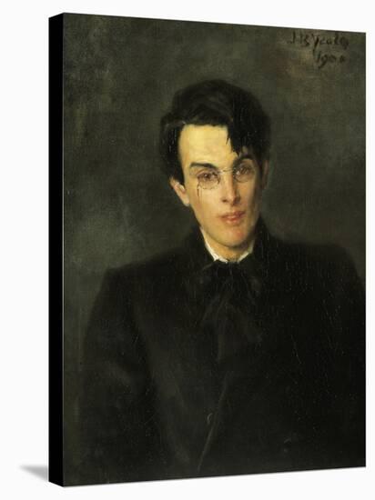 Portrait of William Butler Yeats-null-Stretched Canvas