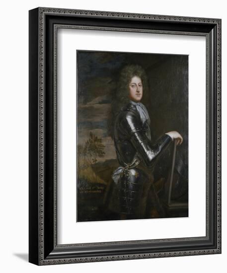 Portrait of William Cavendish, 1st Duke of Devonshire, after C.1680-85-Godfrey Kneller-Framed Giclee Print