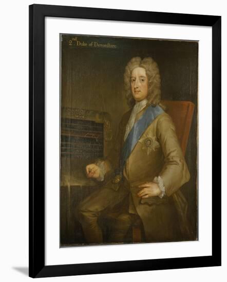 Portrait of William Cavendish, 2nd Duke of Devonshire-Charles Jervas-Framed Giclee Print