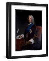 Portrait of William Cavendish, 3rd Duke of Devonshire, Late 1730s-Early 1740s-George Knapton-Framed Giclee Print