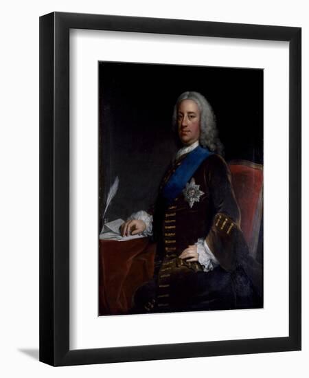 Portrait of William Cavendish, 3rd Duke of Devonshire, Late 1730s-Early 1740s-George Knapton-Framed Giclee Print