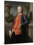 Portrait of William Cavendish, 5th Duke of Devonshire, 1768-Pompeo Batoni-Stretched Canvas