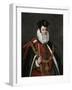 Portrait of William Cecil (1521-1598), 1St Baron of Burghley, English Secretary of State under Eliz-null-Framed Giclee Print