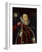 Portrait of William Cecil, 1st Lord Burghley-Marcus the Younger Gheeraerts-Framed Giclee Print