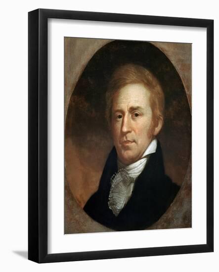 Portrait of William Clark, American Explorer and Governor of Missouri Territory-null-Framed Giclee Print