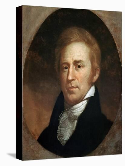 Portrait of William Clark, American Explorer and Governor of Missouri Territory-null-Stretched Canvas