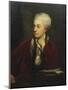 Portrait of William Cowper, Red Coat with a Fur Collar and a White Cap, 18th Century-William Henry Jackson-Mounted Giclee Print
