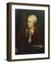Portrait of William Cowper, Red Coat with a Fur Collar and a White Cap, 18th Century-William Henry Jackson-Framed Giclee Print