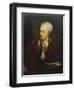 Portrait of William Cowper, Red Coat with a Fur Collar and a White Cap, 18th Century-William Henry Jackson-Framed Premium Giclee Print