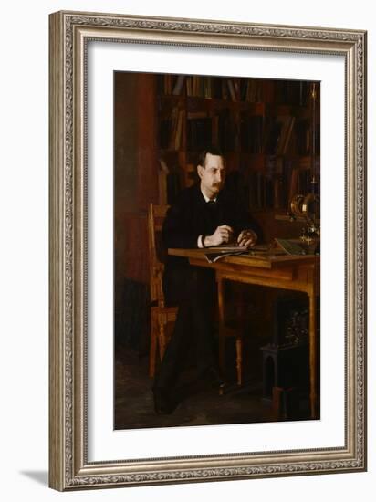 Portrait of William D. Marks-Thomas Cowperthwait Eakins-Framed Giclee Print