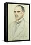 Portrait of William De Havilland, 1920-William Strang-Framed Stretched Canvas