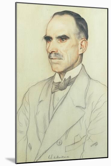 Portrait of William De Havilland, 1920-William Strang-Mounted Giclee Print