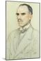 Portrait of William De Havilland, 1920-William Strang-Mounted Giclee Print
