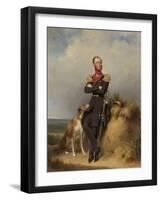 Portrait of William II, King of the Netherlands, 1839-Jan Adam Janszoon Kruseman-Framed Giclee Print