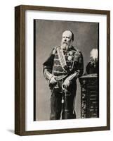 Portrait of William III of the Netherlands (1817-1890), King of the Netherlands-French Photographer-Framed Giclee Print