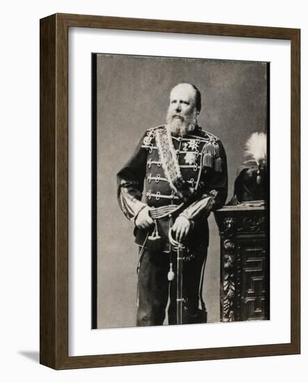 Portrait of William III of the Netherlands (1817-1890), King of the Netherlands-French Photographer-Framed Giclee Print