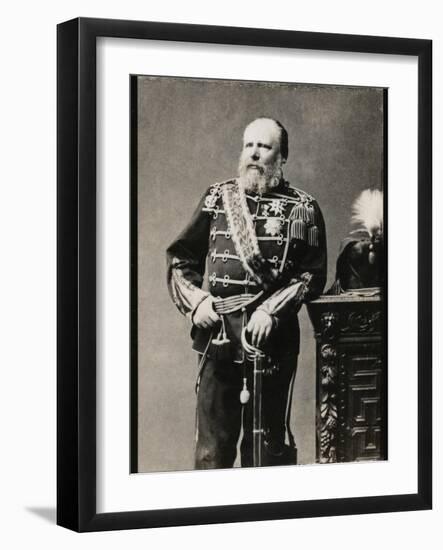 Portrait of William III of the Netherlands (1817-1890), King of the Netherlands-French Photographer-Framed Giclee Print