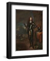 Portrait of William III, Prince of Orange and Stadtholder, c.1680-84-Caspar Netscher-Framed Giclee Print