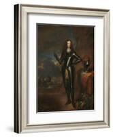 Portrait of William III, Prince of Orange and Stadtholder, c.1680-84-Caspar Netscher-Framed Giclee Print