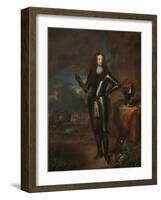 Portrait of William III, Prince of Orange and Stadtholder, c.1680-84-Caspar Netscher-Framed Giclee Print