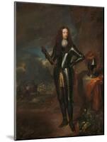 Portrait of William III, Prince of Orange and Stadtholder, c.1680-84-Caspar Netscher-Mounted Giclee Print