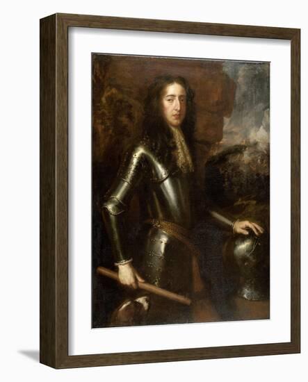 Portrait of William III-Willem Wissing-Framed Art Print