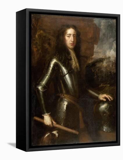 Portrait of William III-Willem Wissing-Framed Stretched Canvas