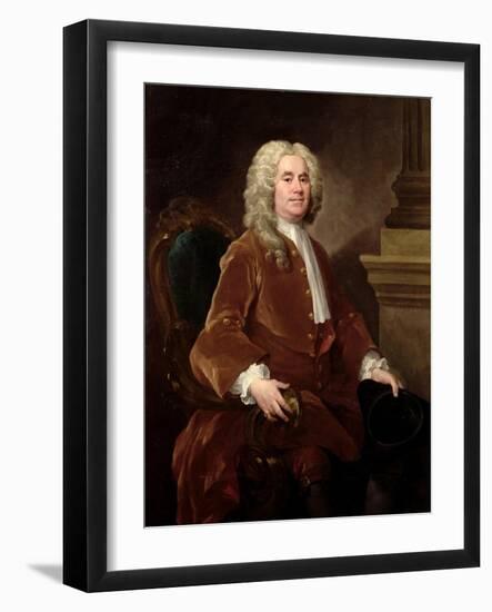 Portrait of William Jones, 1740-William Hogarth-Framed Giclee Print