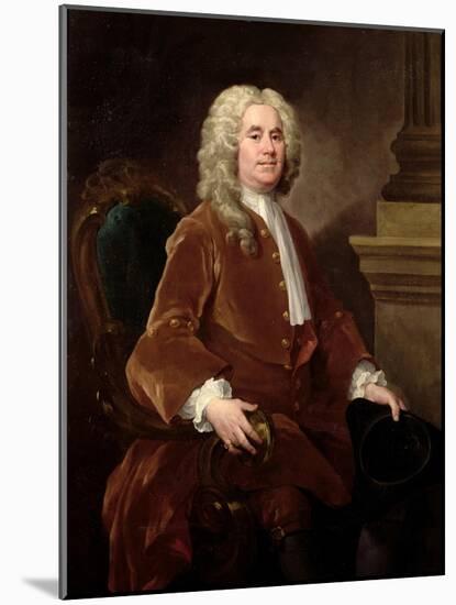 Portrait of William Jones, 1740-William Hogarth-Mounted Giclee Print