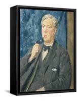 Portrait of William McElroy, 1933-Augustus Edwin John-Framed Stretched Canvas