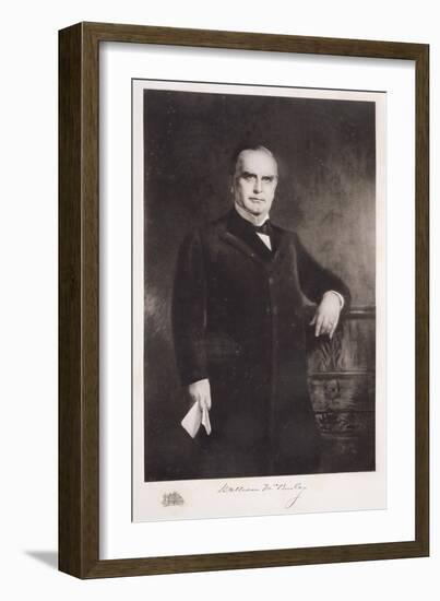 Portrait of William Mckinley, 25th President of the United States of America-null-Framed Giclee Print