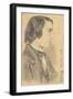 Portrait of William Michael Rossetti, 1846-Dante Gabriel Charles Rossetti-Framed Giclee Print