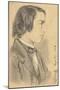 Portrait of William Michael Rossetti, 1846-Dante Gabriel Charles Rossetti-Mounted Giclee Print