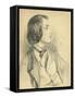 Portrait of William Michael Rossetti-Dante Gabriel Charles Rossetti-Framed Stretched Canvas