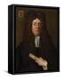 Portrait of William Petyt, Holding a Copy of the Magna Carta, C.1690-Richard van Bleeck-Framed Stretched Canvas