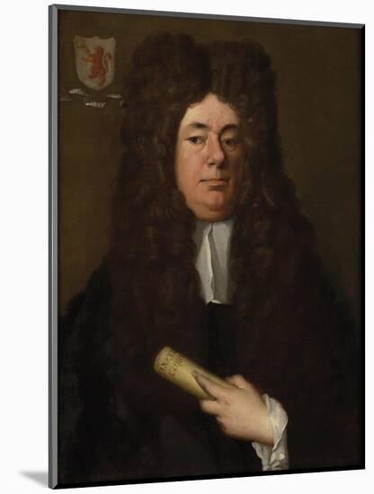 Portrait of William Petyt, Holding a Copy of the Magna Carta, C.1690-Richard van Bleeck-Mounted Giclee Print