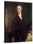 Portrait of William Pitt - by Georges Healy-null-Stretched Canvas