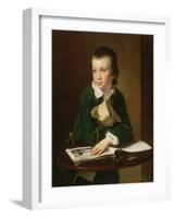 Portrait of William Rastall, C.1763 (Oil on Canvas)-Joseph Wright-Framed Giclee Print