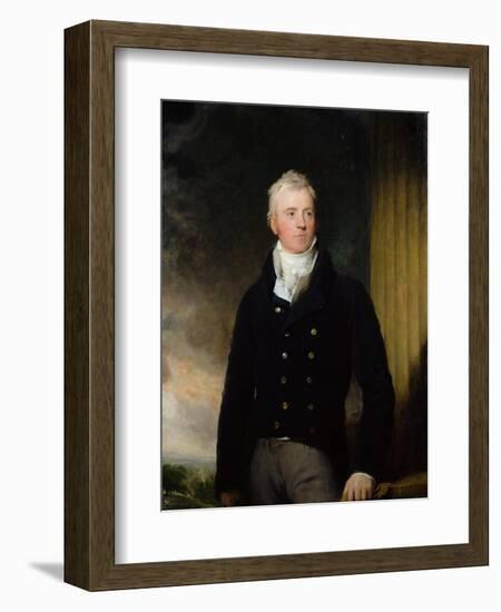 Portrait of William Robertson of Chilcote, 1816-Thomas Lawrence-Framed Giclee Print