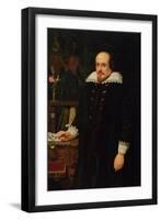 Portrait of William Shakespeare (1564-1616) 1849-Ford Madox Brown-Framed Giclee Print