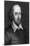 Portrait of William Shakespeare 1719-George Vertue-Mounted Giclee Print