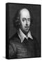 Portrait of William Shakespeare 1719-George Vertue-Framed Stretched Canvas