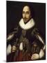 Portrait of William Shakespeare - by Louis Coblitz-null-Mounted Giclee Print