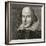 Portrait of William Shakespeare by Martin Droeshout, 1623-Martin Droeshout  the Elder-Framed Giclee Print