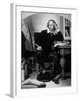 Portrait of William Shakespeare-John Faed-Framed Photographic Print