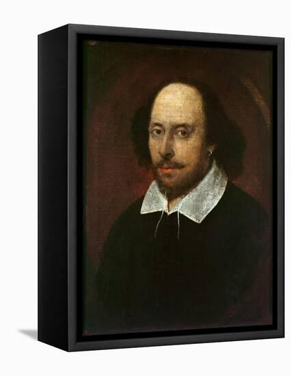 Portrait of William Shakespeare-John Taylor-Framed Stretched Canvas
