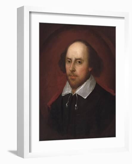 Portrait of William Shakespeare-John Taylor-Framed Giclee Print