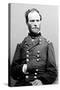 Portrait of William Sherman, Civil War-Lantern Press-Stretched Canvas